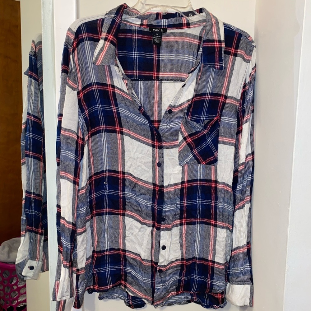 Rue 21 Flannel Top